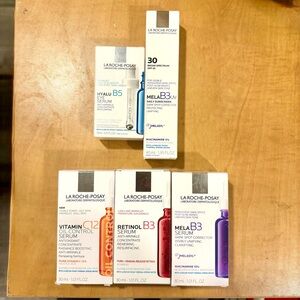 LA ROCHE-POSAY Skincare Bundle | Vitamin C, Retinol, B3 + SPF